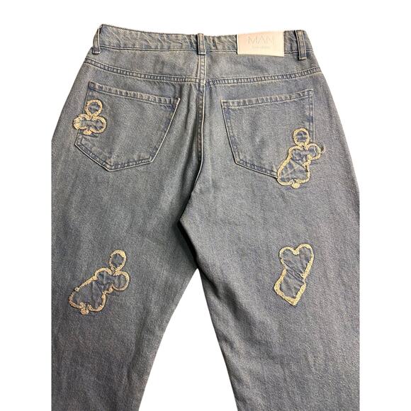 Women's Man (boohooMAN) Jeans Vintage Straight 30x31 - Picture 7 of 8